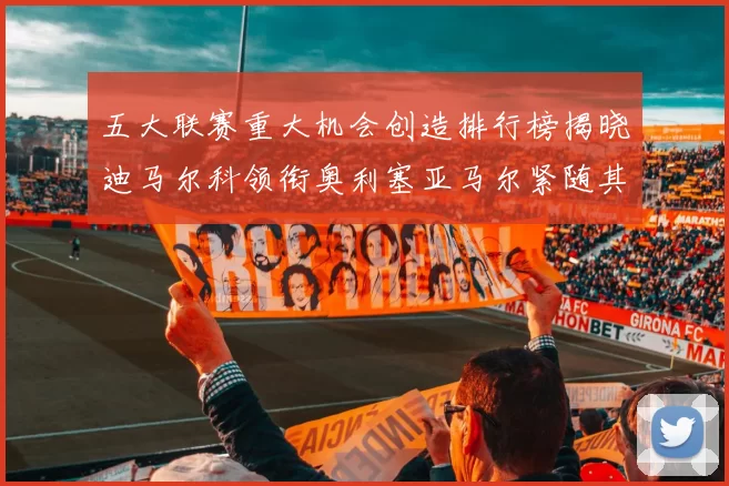五大联赛重大机会创造排行榜揭晓迪马尔科领衔奥利塞亚马尔紧随其后