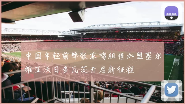 中国年轻前锋张家鸣租借加盟塞尔维亚沃日多瓦茨开启新征程